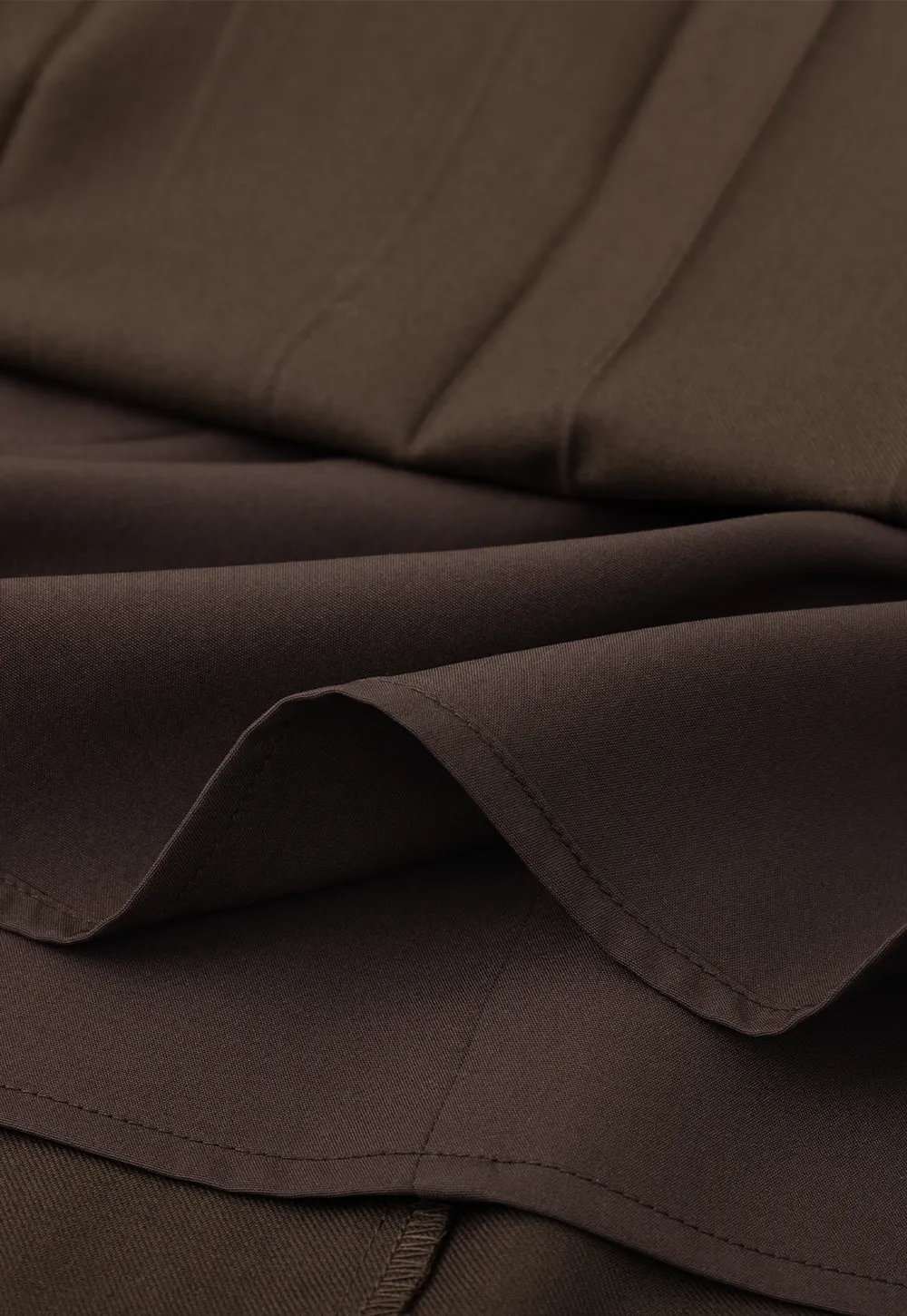 Pleated Drawstring Waist Skirt