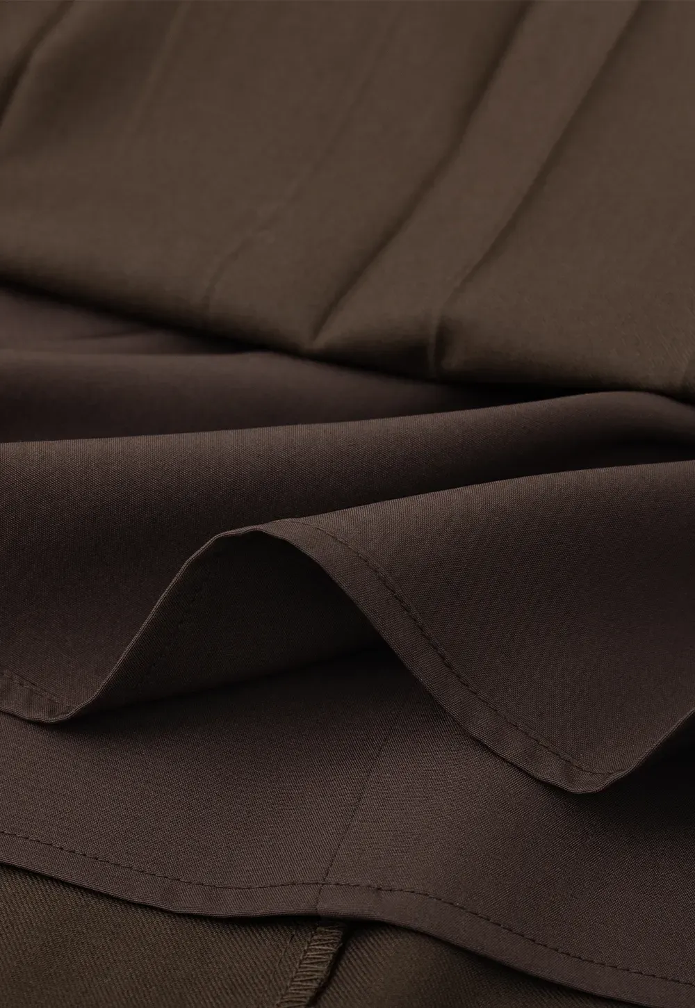 Pleated Drawstring Waist Skirt