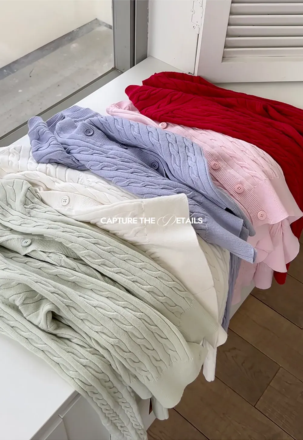 Cable Knit Long Sleeve Sweater Top