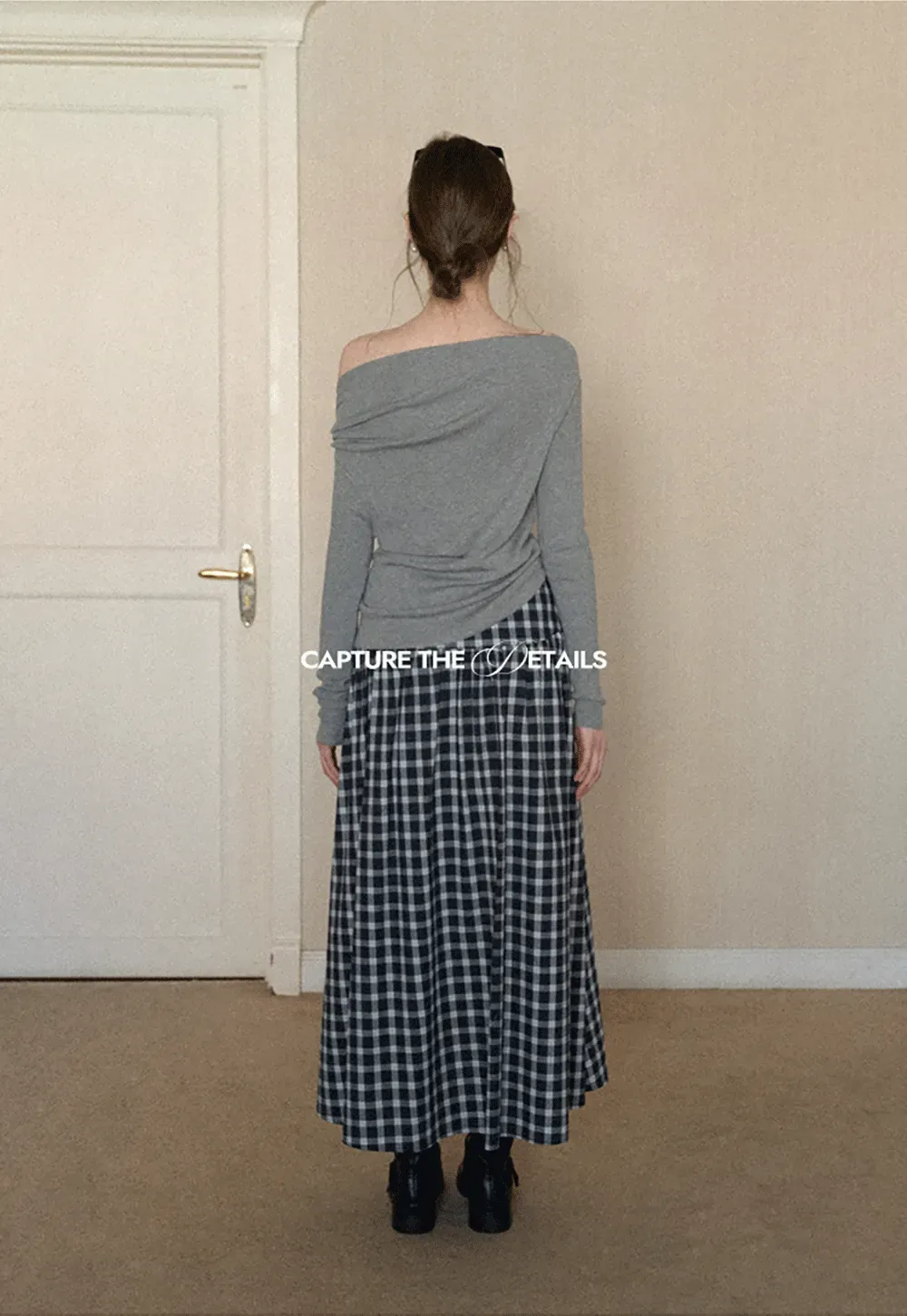 Elegant Off Shoulder Knit Top with Asymmetrical Design