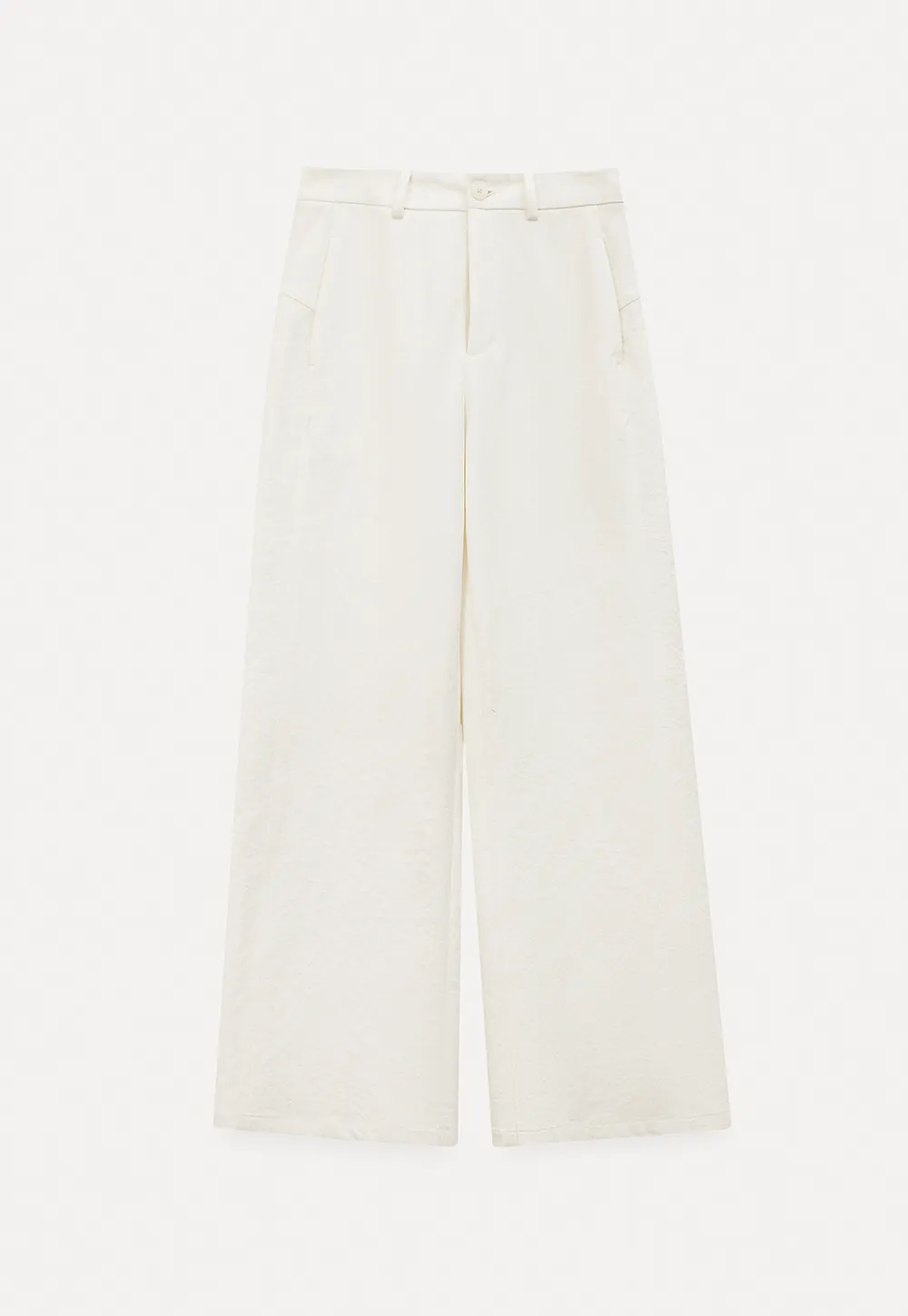 Wide Leg Casual Pants with Front Pockets
