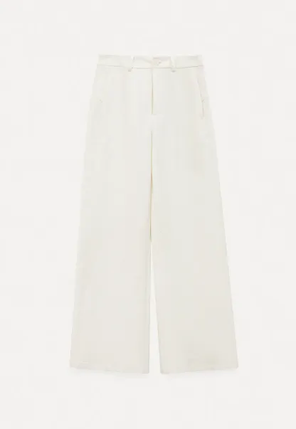 Wide Leg Casual Pants with Front Pockets