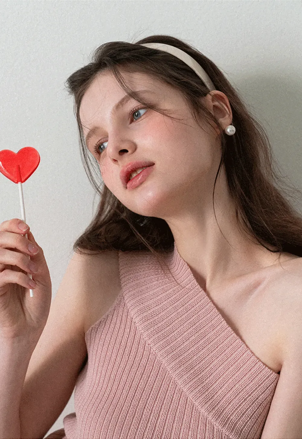 Asymmetrical Ribbed Knit Sleeveless Top