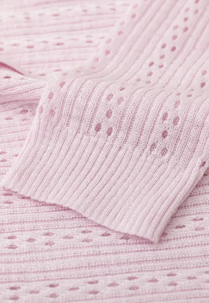 V Neck Cropped Knit Cardigan with Floral Button