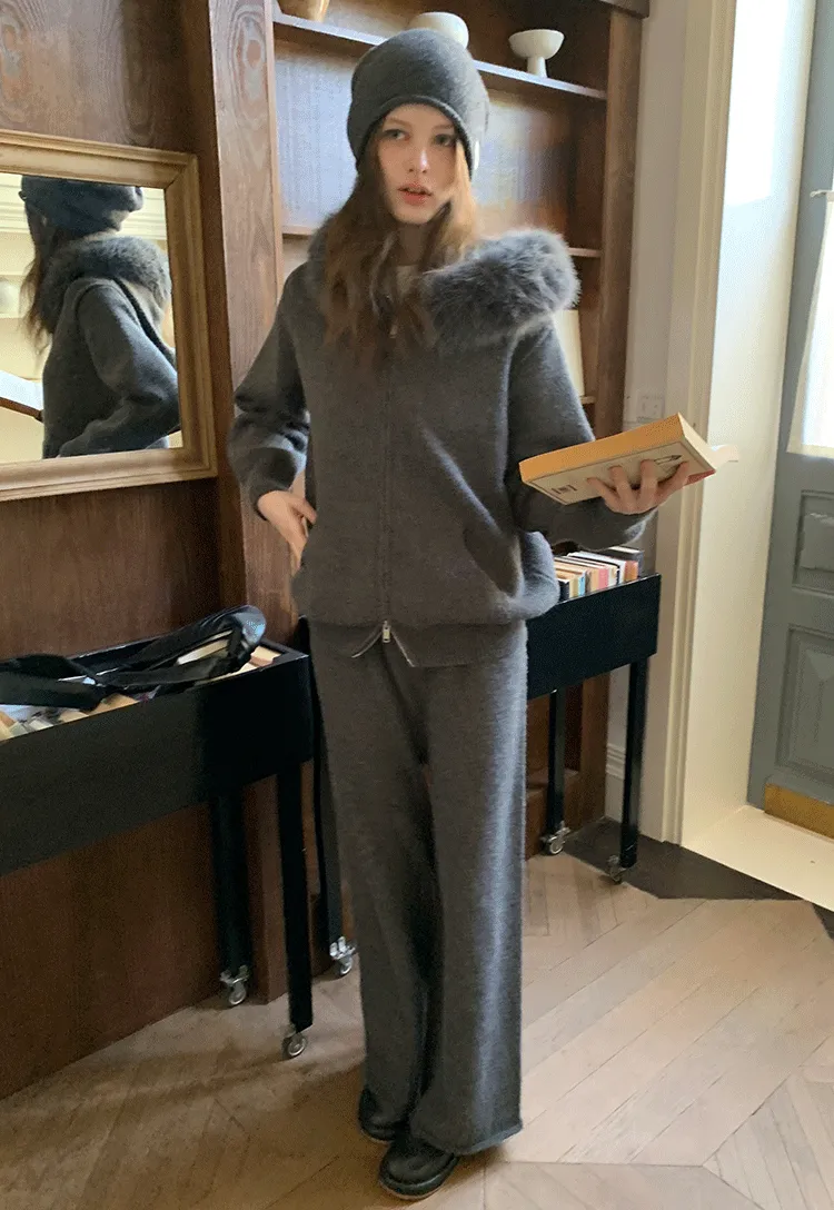 Knit Wide Leg Pants for Comfort and Style