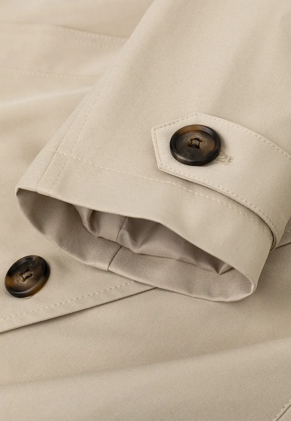 Short Jacket with Peter Pan Collar and Buttons