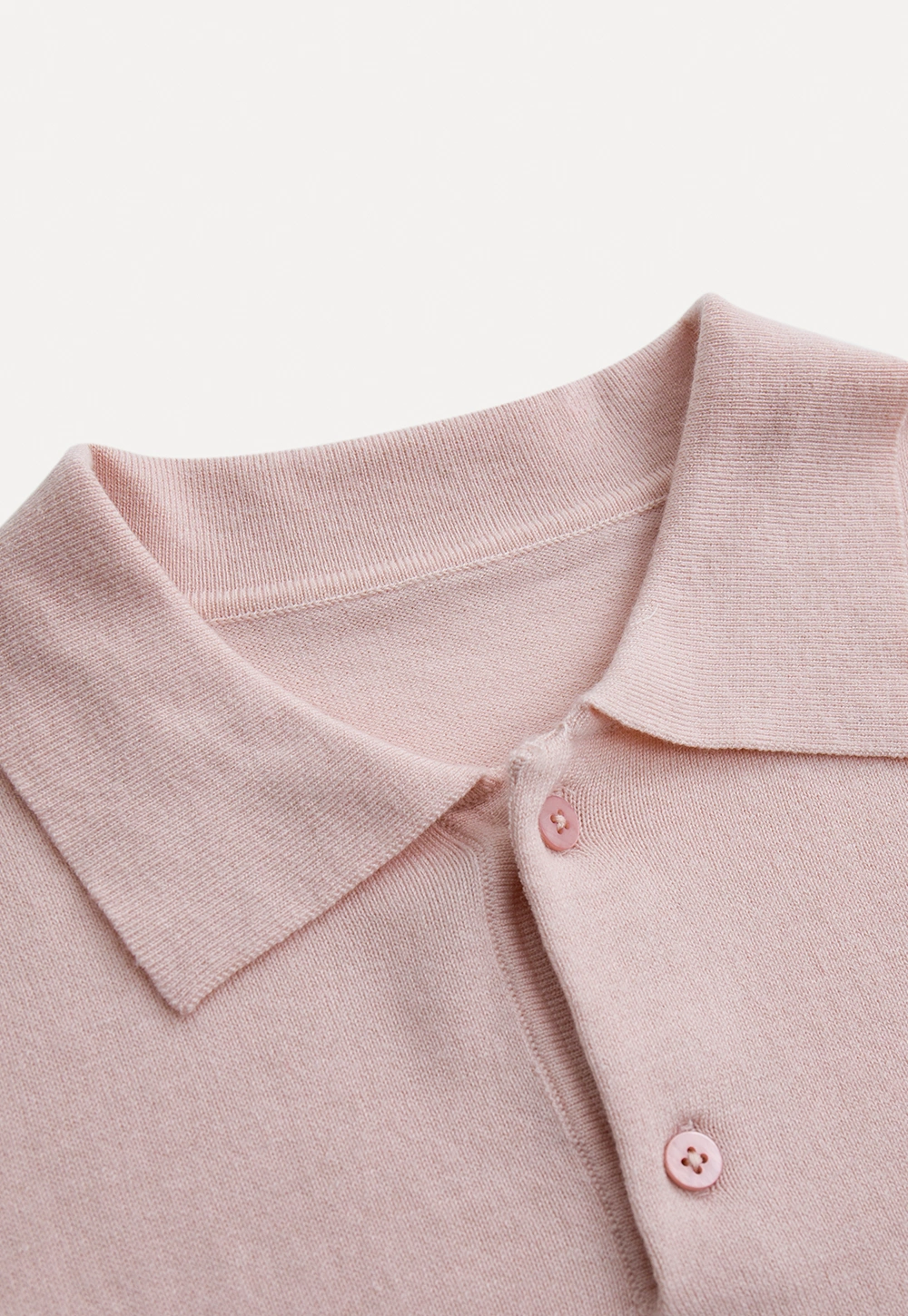 Women Soft Knit Polo Sweater Long Sleeve Pullover