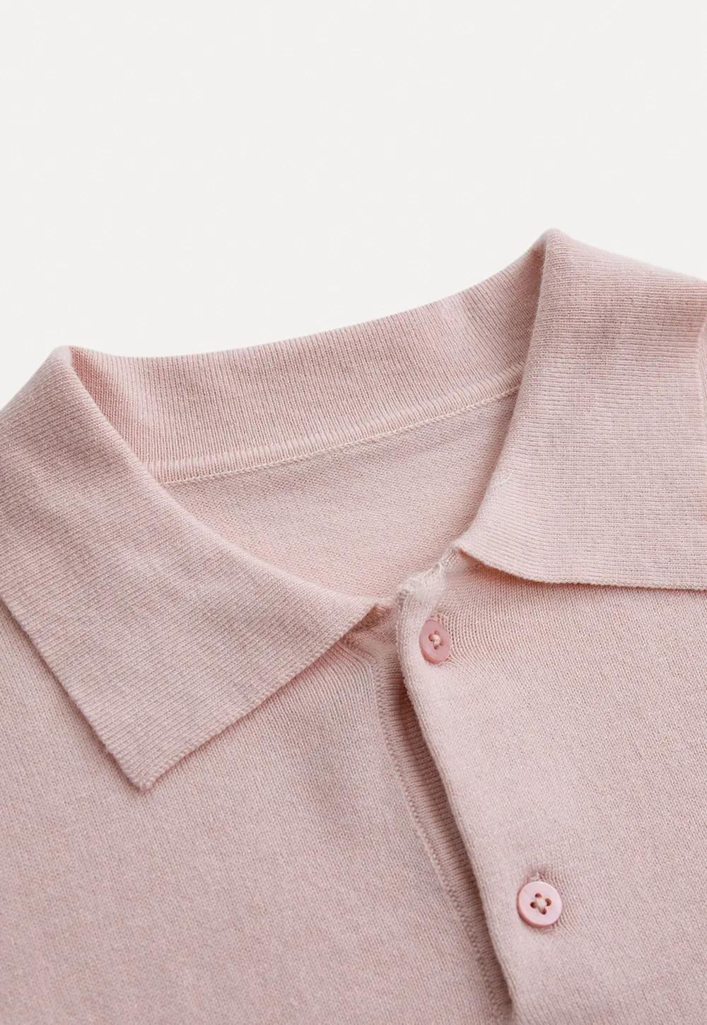 Women Soft Knit Polo Sweater Long Sleeve Pullover