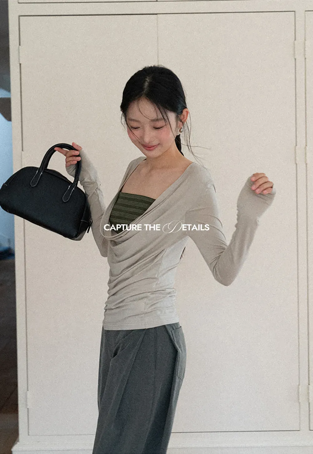 Wide Leg High Waist Casual Pants