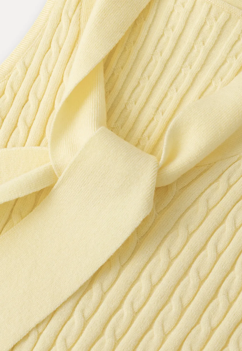 Knit Sleeveless Top with Front Bow Detail