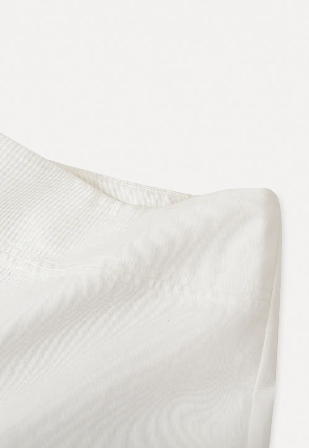 A-line mini skirt with clean lines and simple design