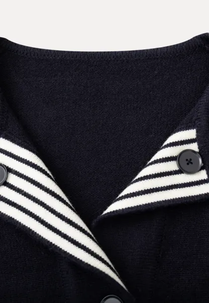 Elegant Basic Knit Sweater with Ribbed Hem and Sleeves