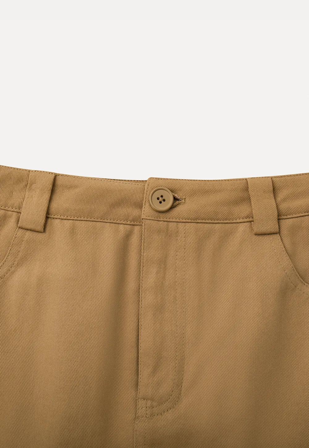 High waist pleated mini skirt with button front design