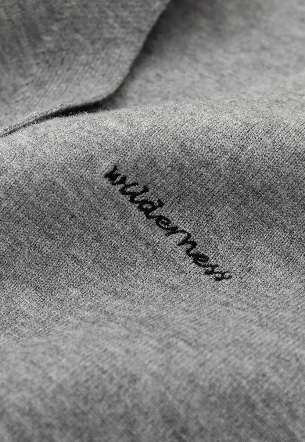 Knitted Vest with Button Closure and Embroidery