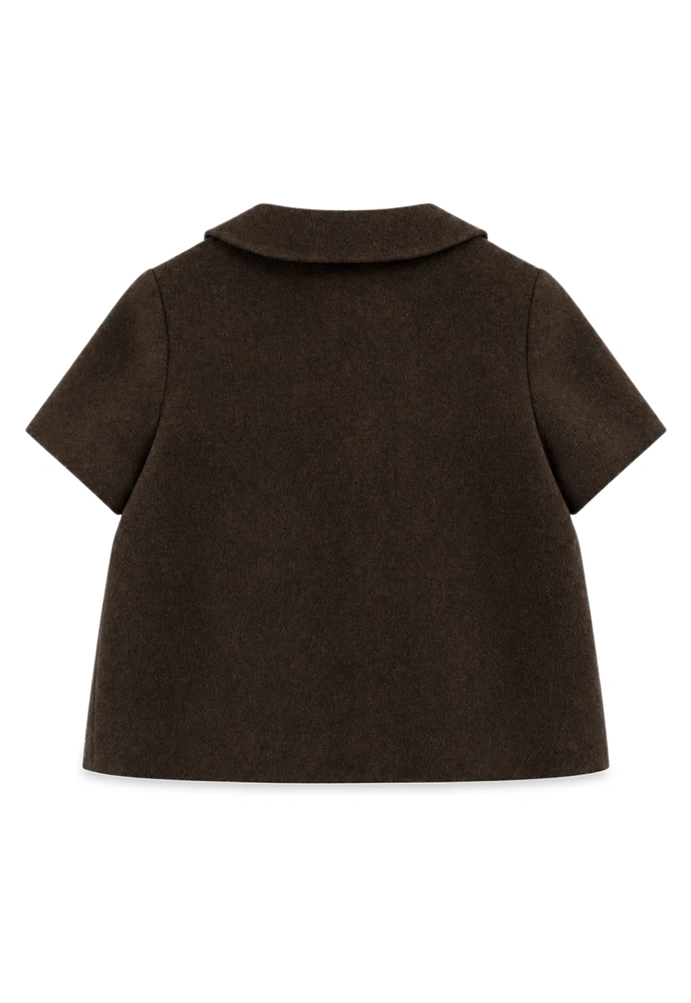 Peter Pan Collar Cropped Short Jacket
