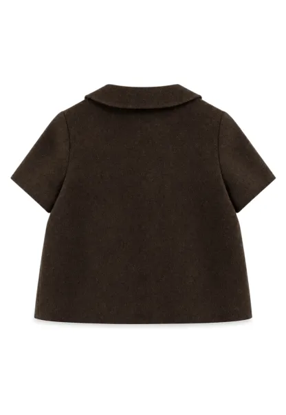 Peter Pan Collar Cropped Short Jacket