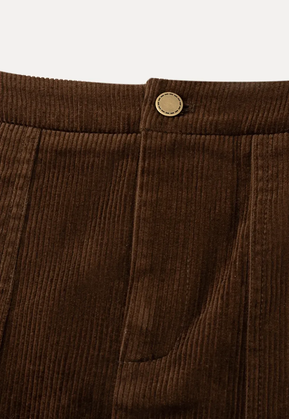 Corduroy Mini Skirt A-Line Design Women's Fashionable Bottoms