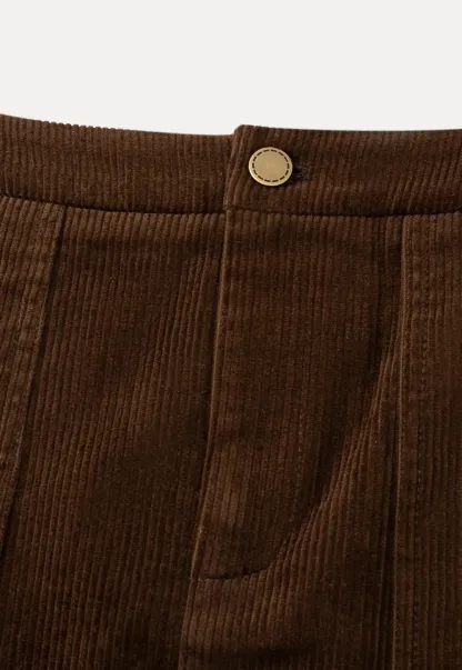 Corduroy Mini Skirt A-Line Design Women's Fashionable Bottoms