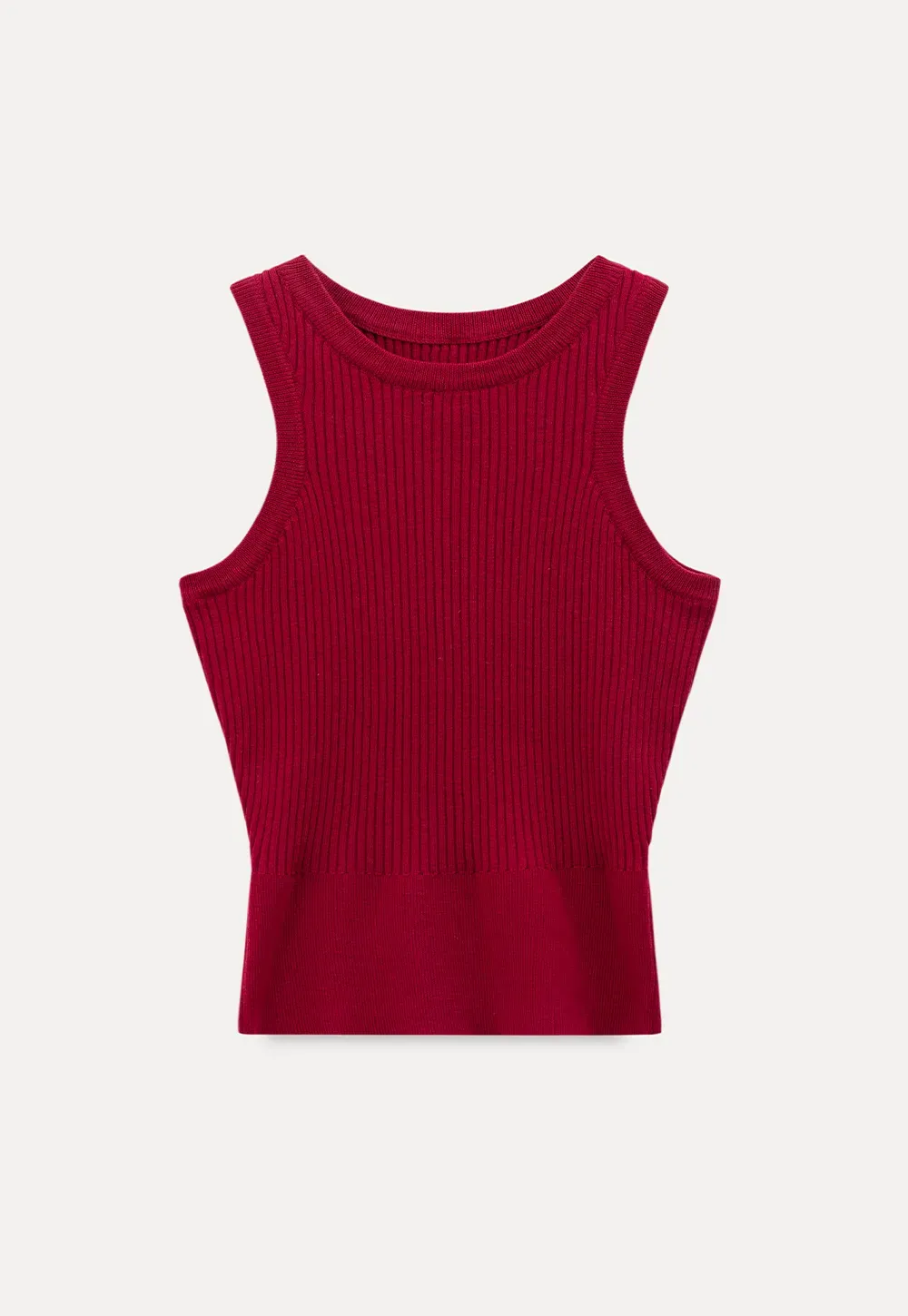 Ribbed Knit Tank Top for Women