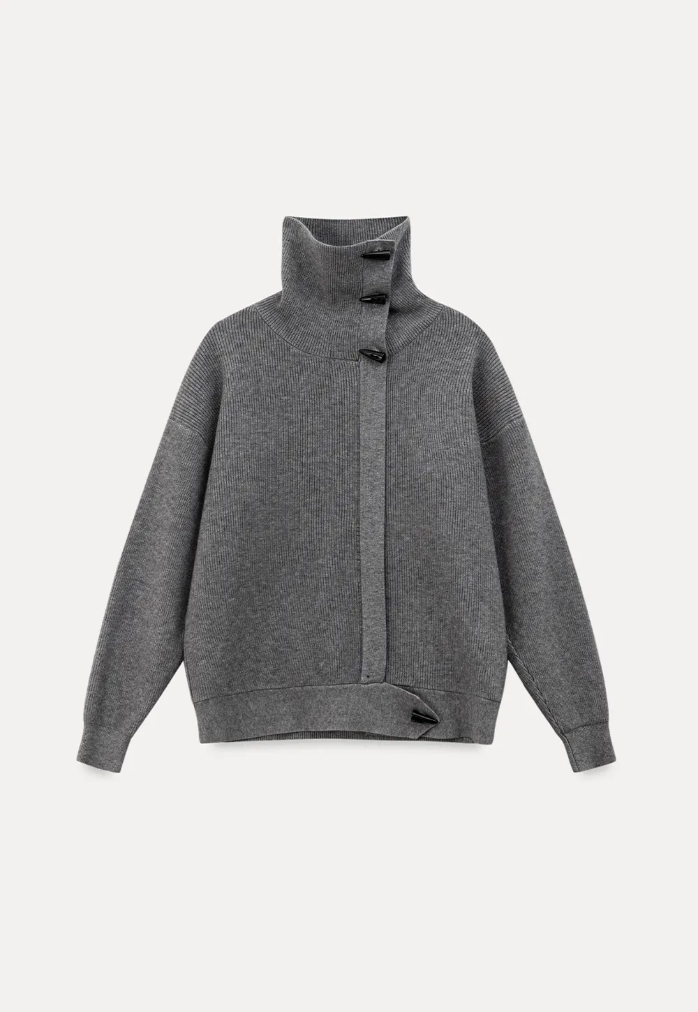 Turtleneck Knit Sweater for Women