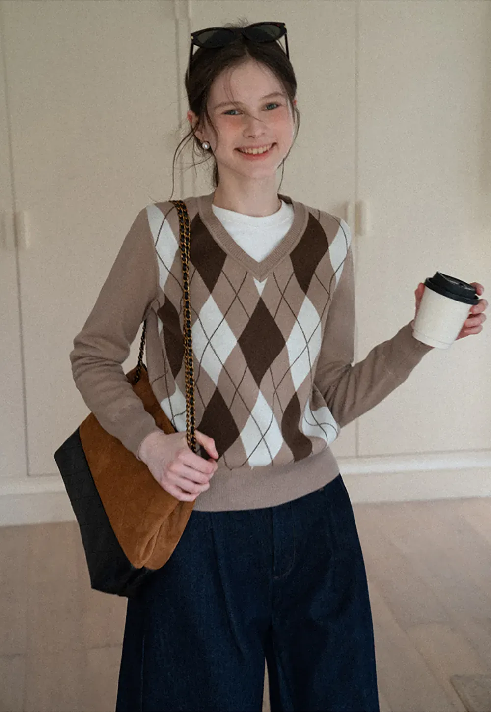 Dark Denim Wide-Leg Pants