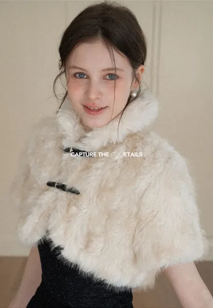 Furry Short Jacket for Warmth and Style