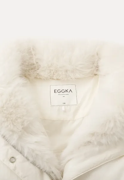 Fur Collar Puffy Short Jacket