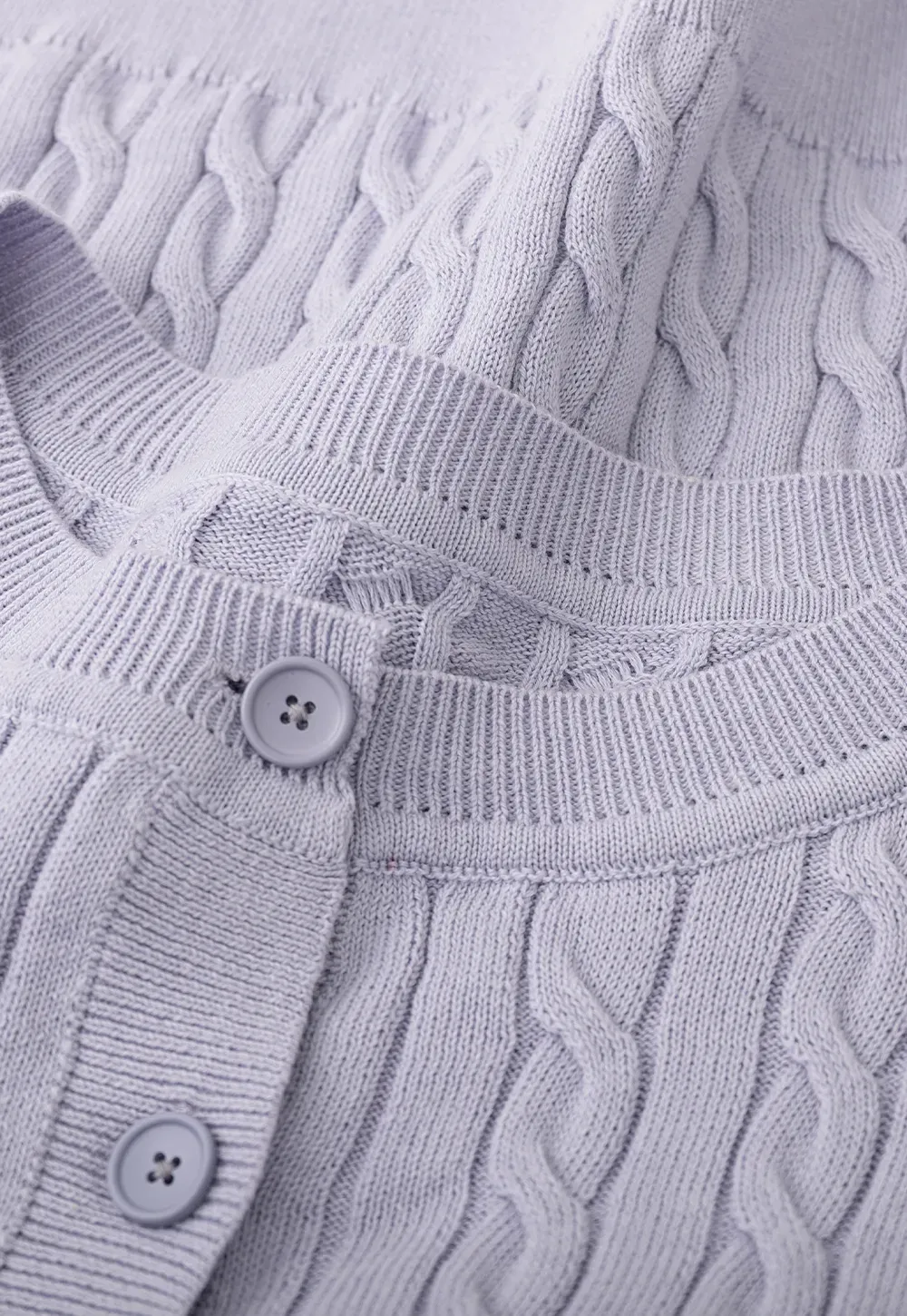 Cable Knit Long Sleeve Sweater Top