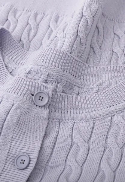 Cable Knit Long Sleeve Sweater Top