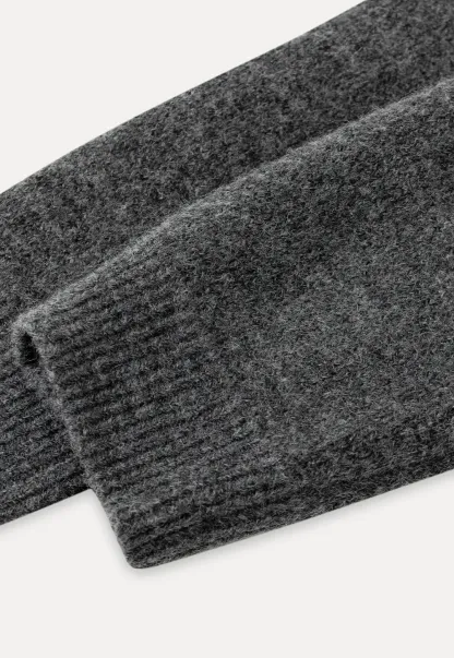 Winter Fair Isle Knit Sweater with Snowflake and Animal Pattern