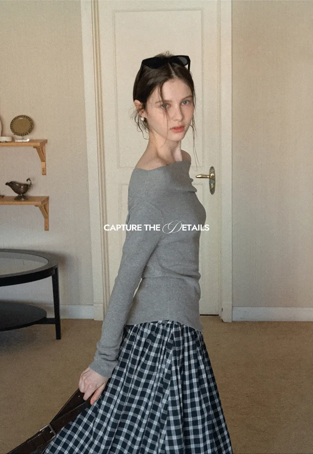 Elegant Off Shoulder Knit Top with Asymmetrical Design