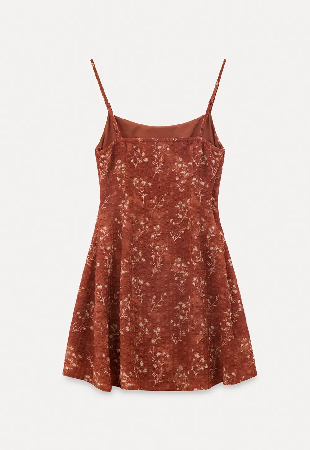 Floral Print Slip Dress with Thin Straps