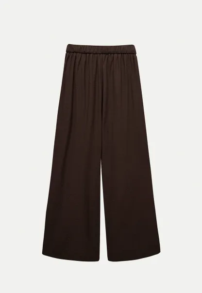 Women's Casual Loose Fit Pants with Elastic Drawstring Waist