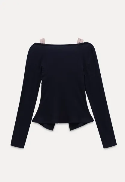 Shell‑Trim Twist Layered Top