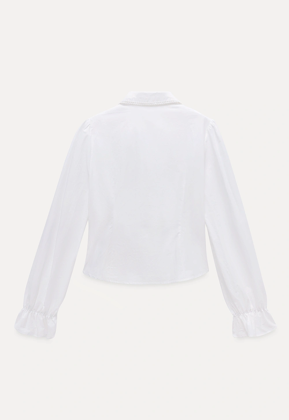 Women's Peter Pan Collar Long Sleeve Blouse