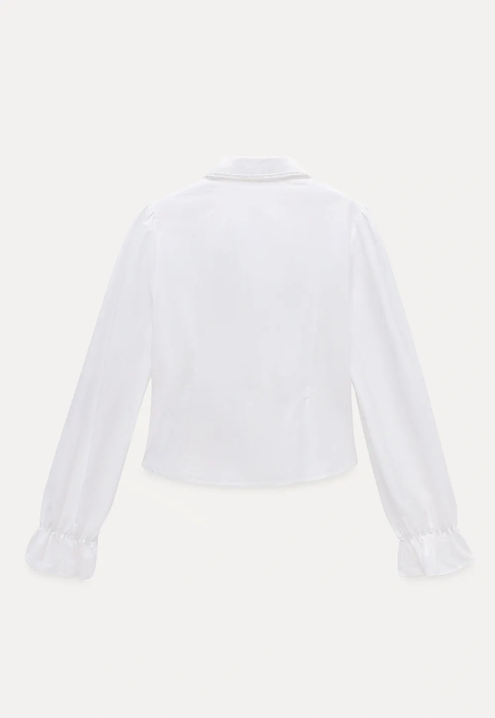 Women's Peter Pan Collar Long Sleeve Blouse