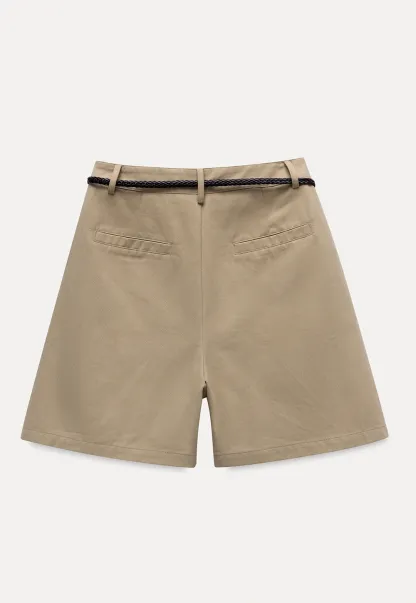 Women's High Waist Tailored Shorts