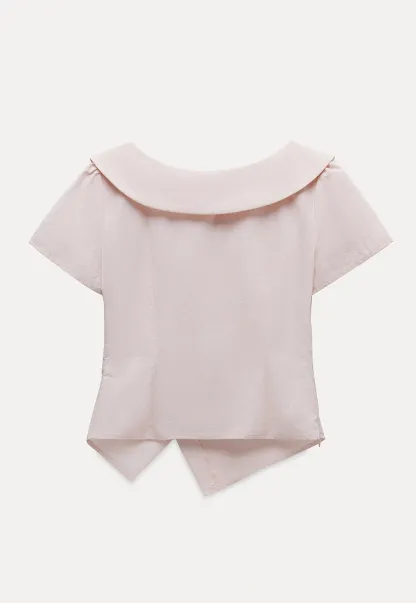 Women’s Peter Pan Collar Button Blouse
