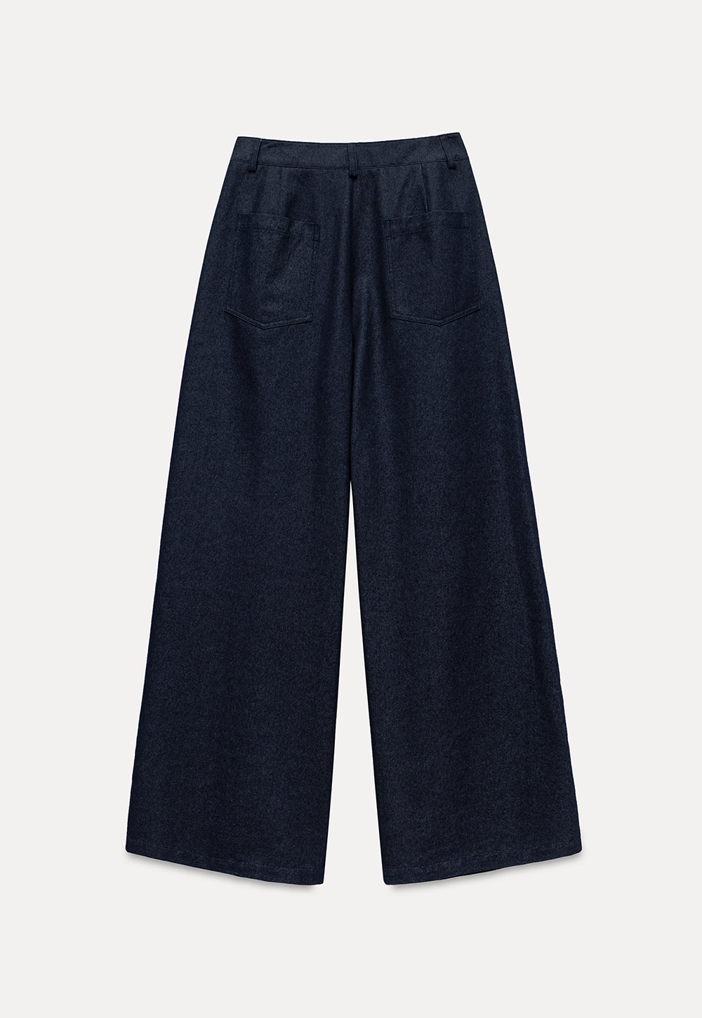 Women's High Waist Pleated Wide Leg Trousers