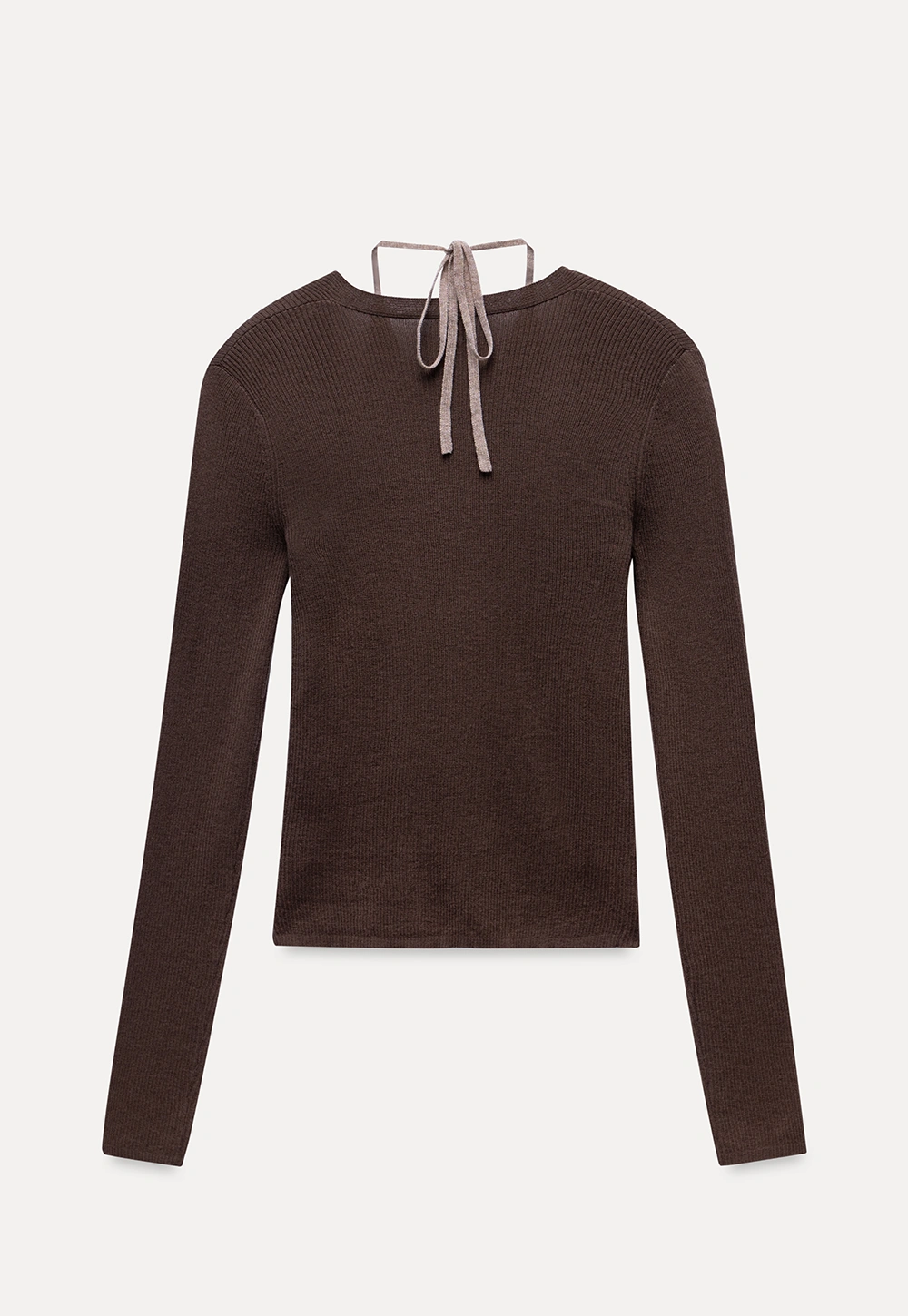 【U LAN】Greil Sleeveless Layered Long Sleeve Knit Avely Zigzag Sleeveless Layered Long Sleeve Knit T-shirt