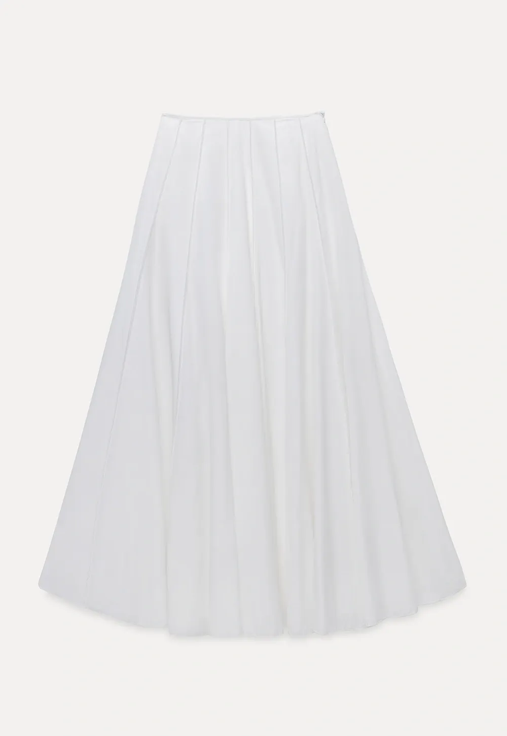 Women's High Waist Pleated Maxi Skirt