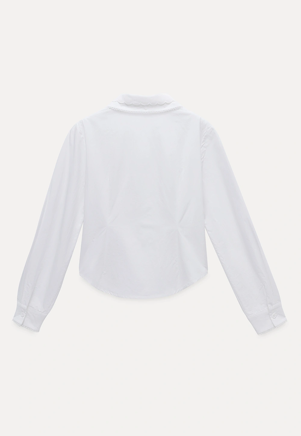 Women's Peter Pan Collar Long Sleeve Blouse