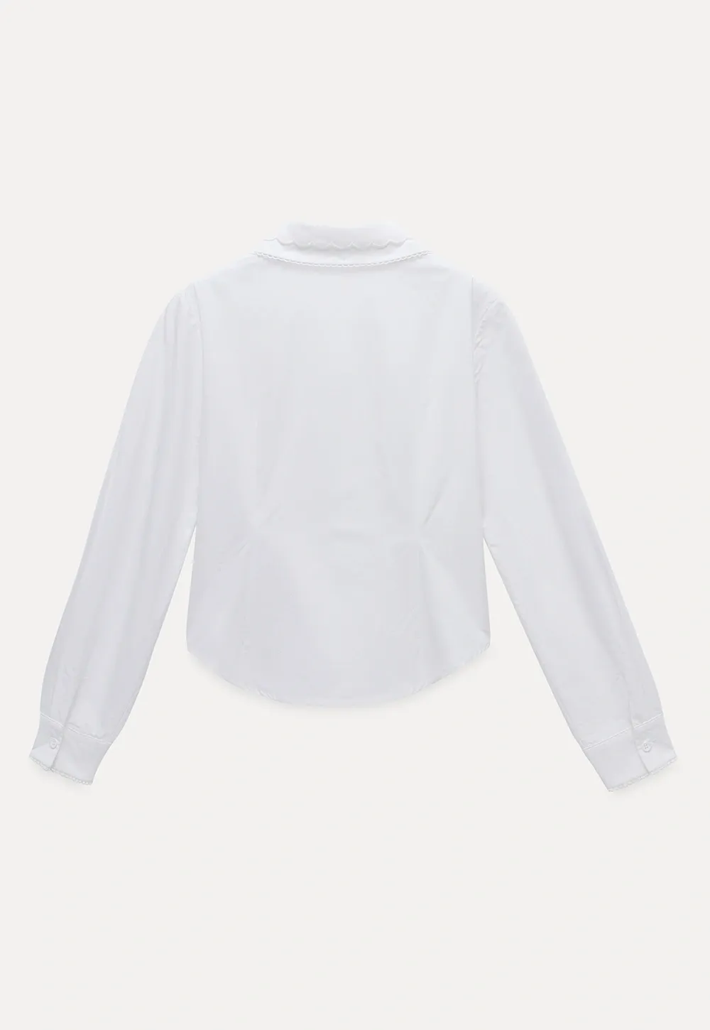 Women's Peter Pan Collar Long Sleeve Blouse