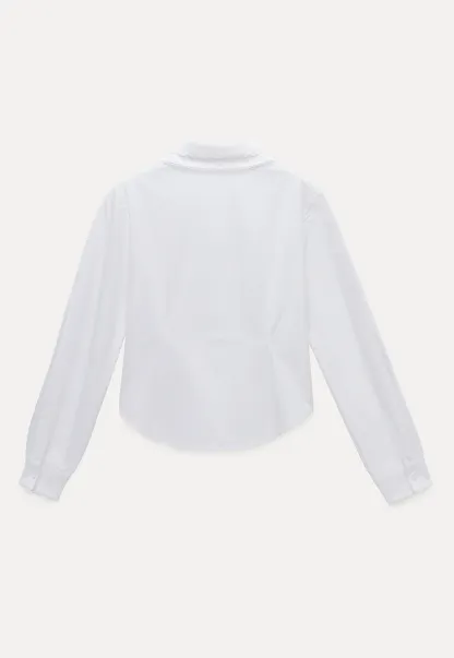 Women's Peter Pan Collar Long Sleeve Blouse