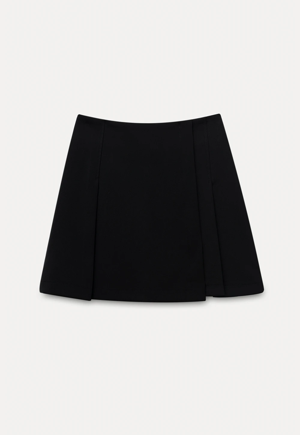 Women’s High-Waist Box-Pleated Mini Skirt