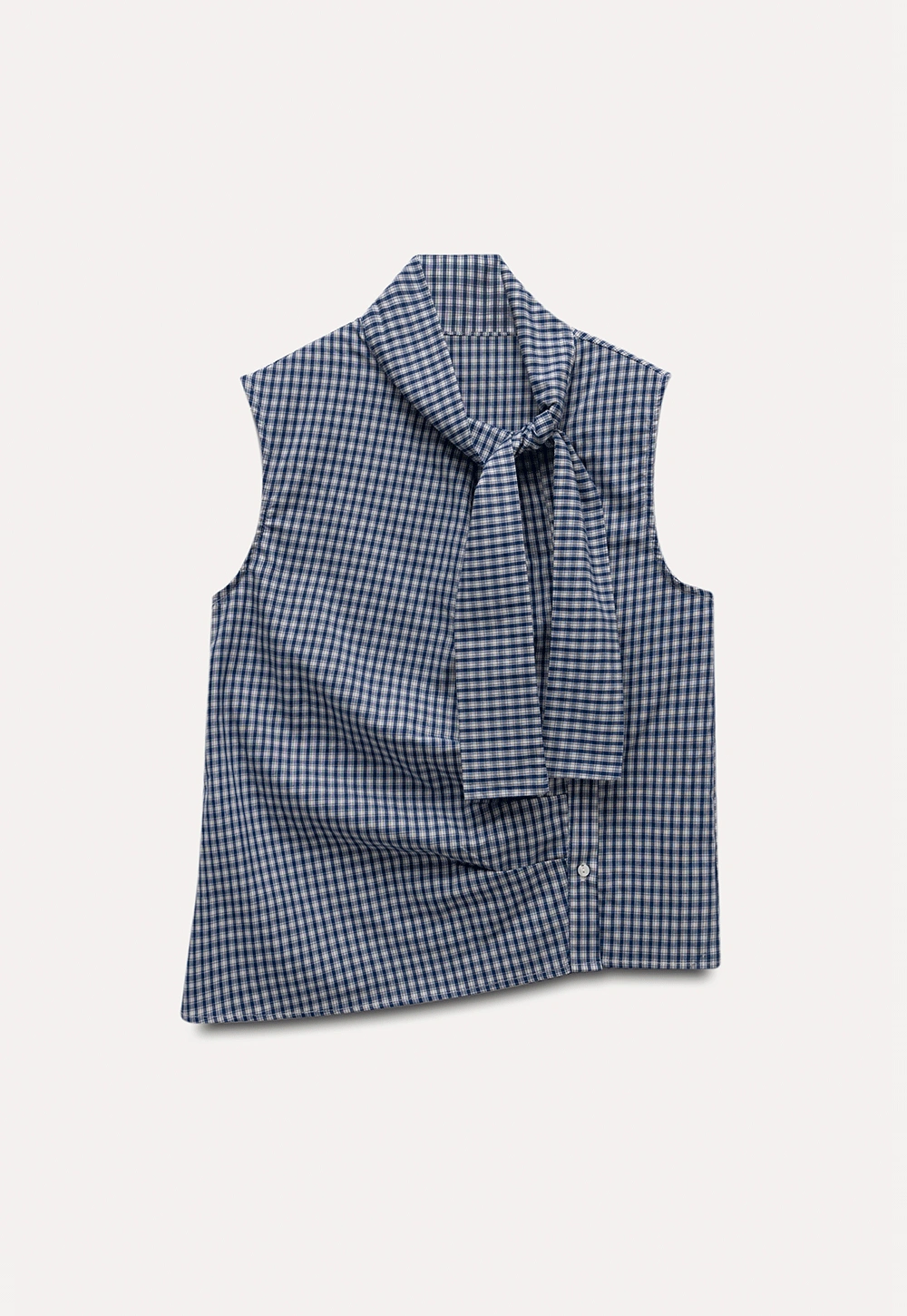 Elegant Tie Neck Sleeveless Top for Women
