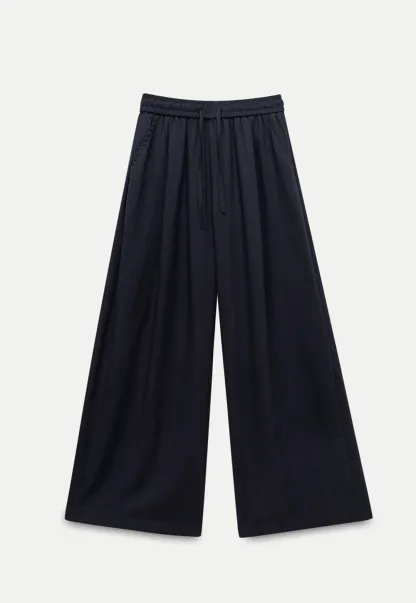 Wide Leg Drawstring Pants