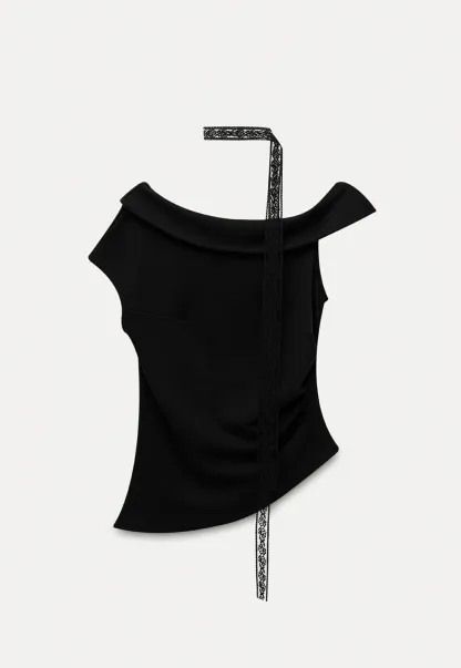 Women’s Asymmetrical Off Shoulder Top