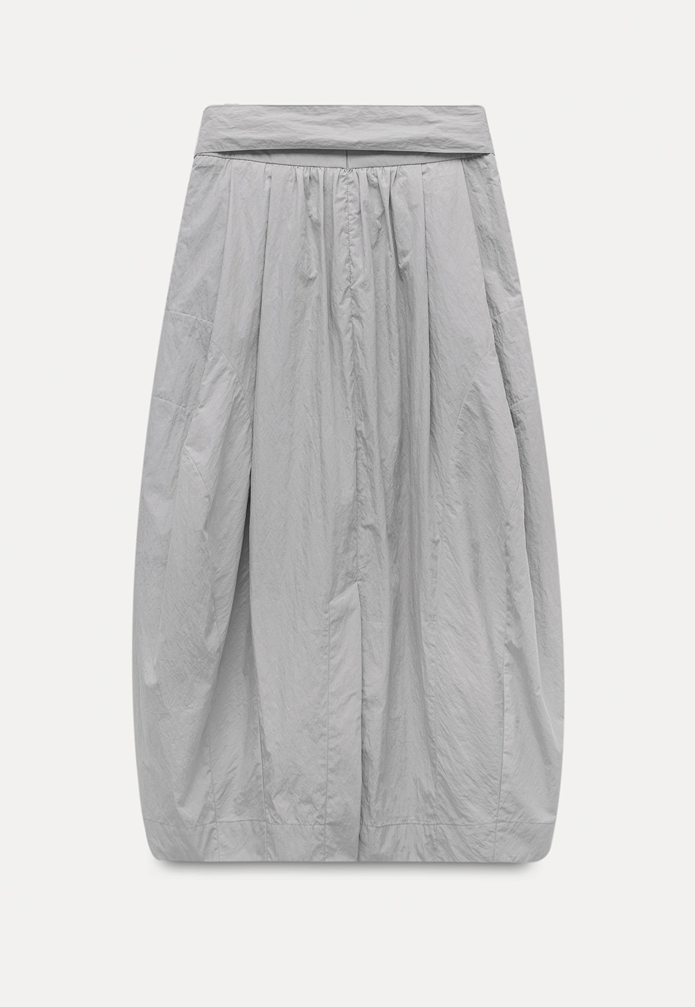 Women’s High-Waist Balloon Midi Skirt