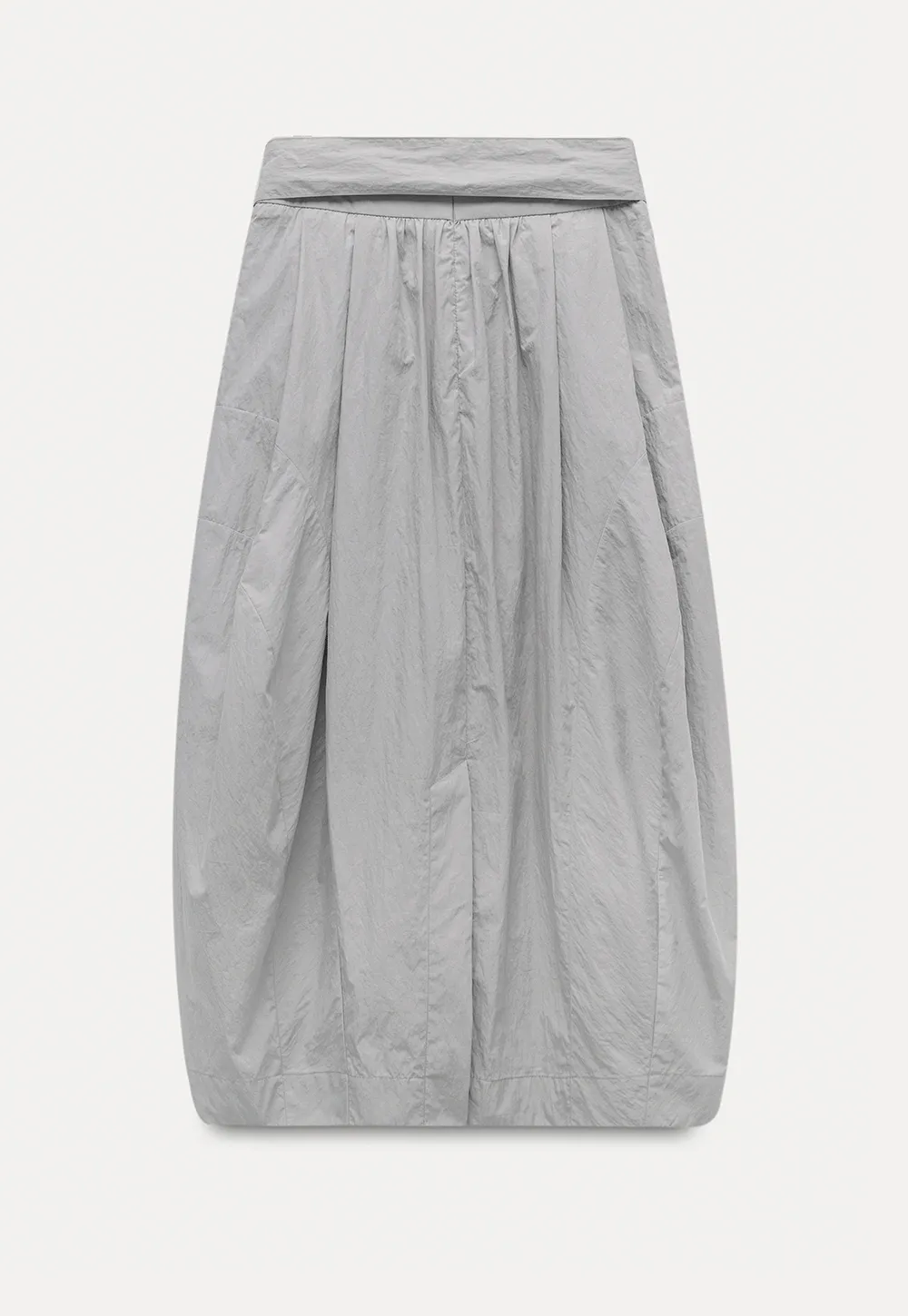 Women’s High-Waist Balloon Midi Skirt